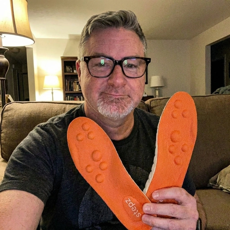 Markus W. mit stepz Entlastungssohlen