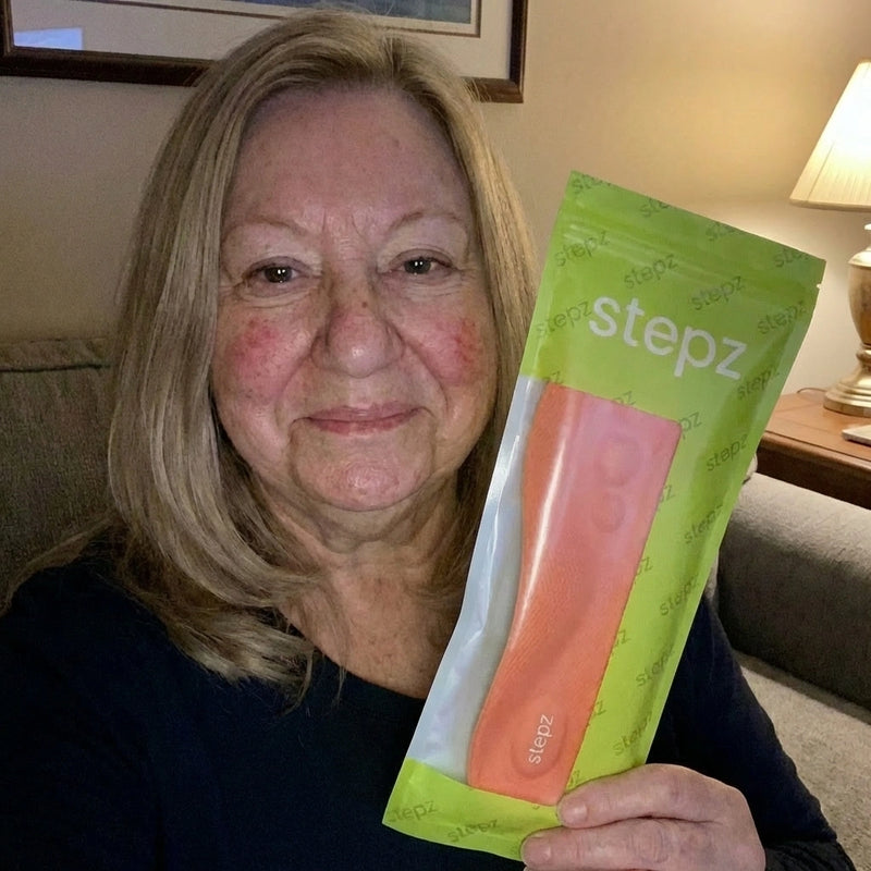 Sabine R. mit stepz Entlastungssohlen