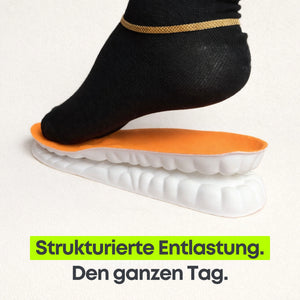 Entlastungssohlen für den Arbeitsschuh – bei Fersenschmerzen & Plantarfasziitis