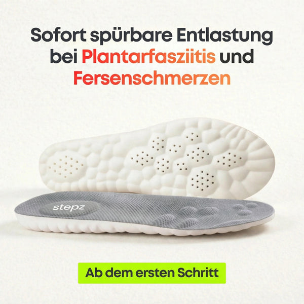 Entlastungssohlen für den Arbeitsschuh – bei Fersenschmerzen & Plantarfasziitis
