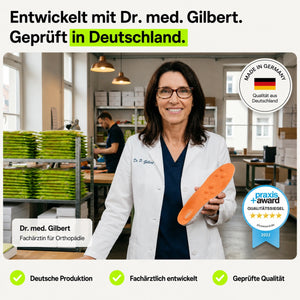 Entlastungssohlen für den Arbeitsschuh – bei Fersenschmerzen & Plantarfasziitis