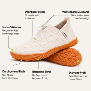 Barfußschuhe bei geschwollenen Füßen und Fußödemen